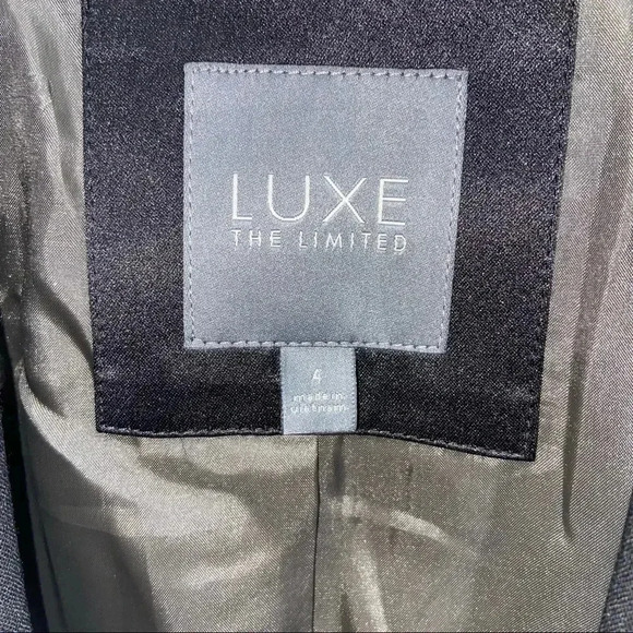 LUXE (the limited) black blazer sz 4 - Picture 2 of 3